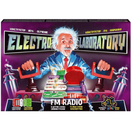 Электронный конструктор "Electro Laboratory. FM Radio" Elab-01-01 "Danko Toys"