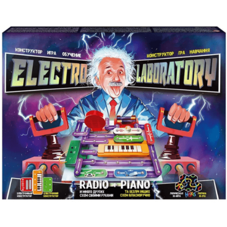 Электронный конструктор "Electro Laboratory. Radio+Piano" Elab-01-03 "Danko Toys"