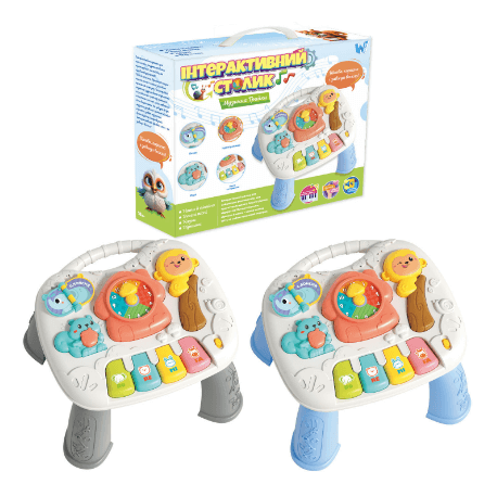 Ігровий музичний столик W-05133 "WToys", 2 кольори,